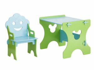 Комплект столик сл стульчиком «Гном», салатово-голубой
