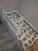 Кровать подростковая с бортиком «Волна»